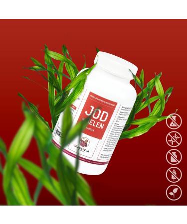 Buy Coach Cecil Natural Iodine from Kelp Algae & Selenium Capsules - Vegan Supplements for Optimal Health - Buy Online on GoSupps.com
