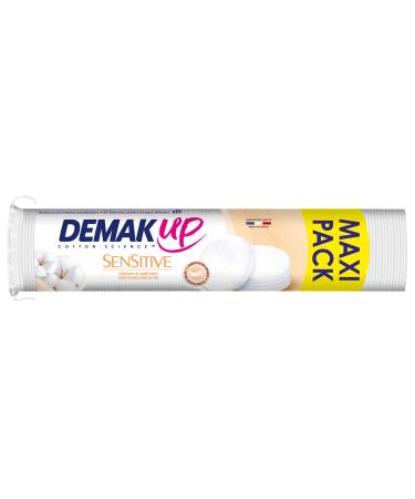 Demak'Up Sensitive cotton pads for face and eyes 100% natural cotton fibers 93 pieces