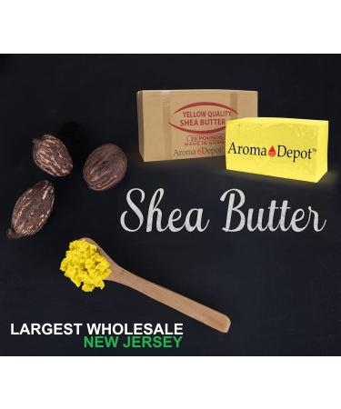 Raw African Shea Butter 20 lb - 100% Pure Natural Unrefined Yellow Grade A | Moisturizing for Body Hair & Face - Perfect for Dry & Cracked Skin - Buy Online on GoSupps.com