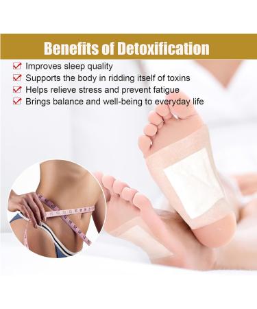 Detox Foot Pads with Ginger | Natural Toxin Removal & Deep Cleansing | Improve Sleep & Reduce Stress (10pcs) - Buy Online on GoSupps.com