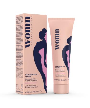 womn Intimate Comfort HAIR REMOVAL CREAM - depilatory cream for bikini zone & armpits 100ml