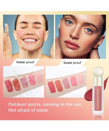 BEFIVECOK Liquid Blush - Natural Matte Velvet Finish - Peach Pink Shade - Buy Online on GoSupps.com