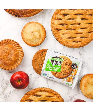 Lenny & Larry's Complete Cookie - Vegan Apple Pie Flavor, 16g Plant Protein, Non-GMO, 4oz (Pack of 12) - Buy Online on GoSupps.com