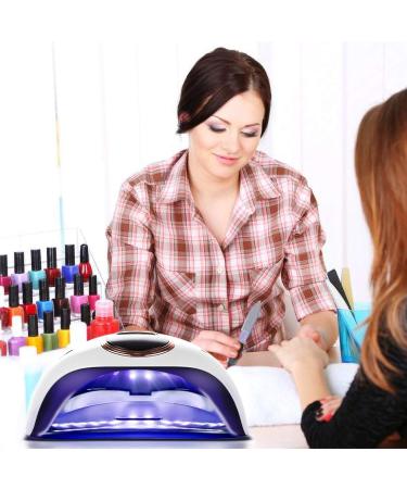 Beyaobn 168W UV LED Nail Dryer Lamp - Professional Nail Lamp with 4 Timer Settings & Beginner Manicure Tools Set for Perfect Fingernail & Toenail Care - Buy Online on GoSupps.com