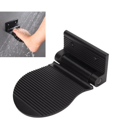 Gernie Shaving Pedestal Foot Stand - Alloy Shoe Shine & Foot Rub Brush Holder (Black) | International Shipping Available - Buy Online on GoSupps.com