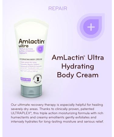 AmLactin Hydrating Body Cream Fragrance Free - Pack of 3 - Buy Online on GoSupps.com