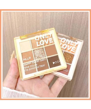 FOLTREN Brown Neutral Nude Eyeshadow Palette - 9 Color Matte & Shimmer Eye Makeup - Valentines Day Gift - Waterproof & Long-Lasting (06 Brown) - Buy Online on GoSupps.com