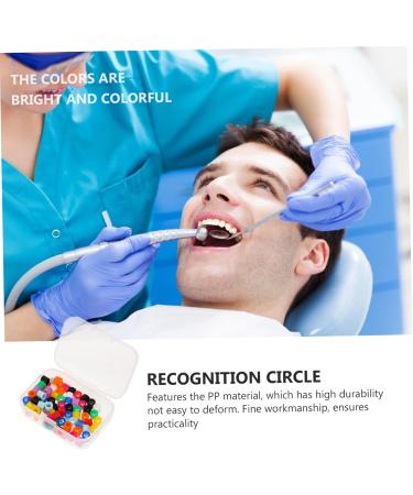 GATUIDA 800 STK Dental Color Circle Labels - High Pressure Plastic Ring Accessories (5 Colors 0.3x0.3cm) | Premium Dental Supplies - Buy Online on GoSupps.com