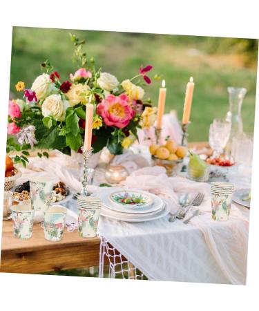 Abaodam 18pcs Flamingo Cake Wai Cake Decoration Hot Coffee Cups Flamingo Paper Cups The Summer Mouthwash Cup - Buy Online on GoSupps.com