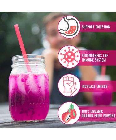 Pitaya Foods Natural Dragon Fruit Cubes - Pre-Packaged Frozen Fruit with Fiber, Magnesium, Iron & Vitamin C - 100% Fruit, Non-GMO, No Added Sugar or Preservatives - 12 oz 8-Pack - Buy Online on GoSupps.com