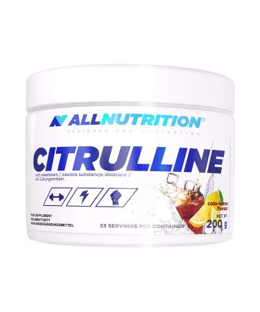AllNutrition Citrulline Malate 200g Can of Flavoured Amino Acids L-Citrulline (Cola-Lemon)