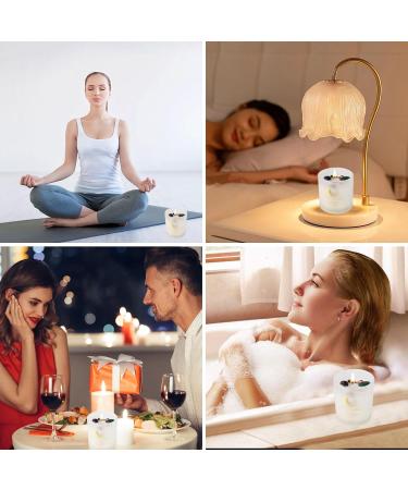 Lemon Aromatherapy Candle with Crystals | 8oz 100% Natural Soy Wax | 40H Burn | Perfect Gift for Women Moms & Men | Ideal for Home Relaxation & Birthdays - Buy Online on GoSupps.com