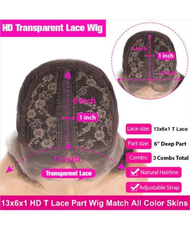 14 Short Curly Bob Human Hair Wig for Black Women with 13x6 T Part Lace Front - Natural Color, 150% Density - Buy Online on GoSupps.com