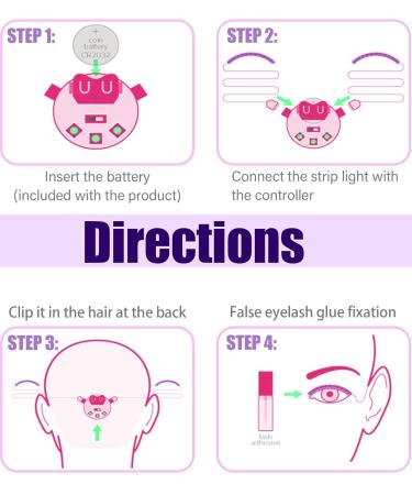 Buy Halloween Eye Shadow Eyelash Lamp - Reusable Self-Adhesive DIY for Masquerade & Cosplay - Buy Online on GoSupps.com