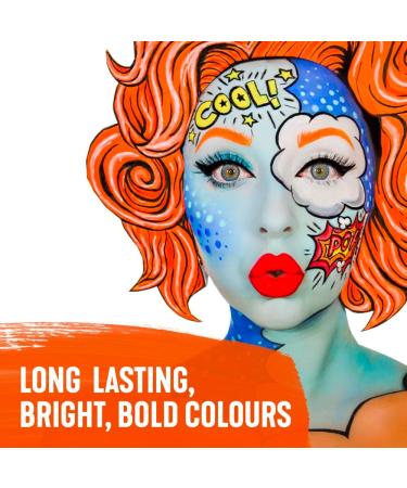 SK INFINITY Classic Turquoise Face and Body Paint 18ml - Professional Water-Based Single Cake Makeup for Adults and Kids - Buy Online on GoSupps.com