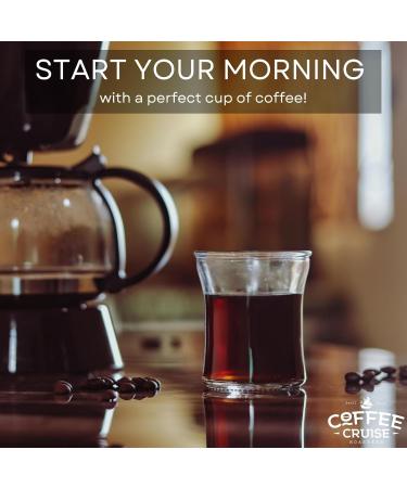 COFFEE CRUISE Santos Coffee Beans 1 kg - Medium Roast - Aromatic Caramels - For all Coffee Machines - 100% Arabica - Buy Online on GoSupps.com