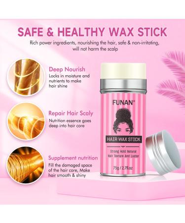SUOFEIYA Hair Wax Stick 2 Pack - Women's Styling Wax for Hair Wigs - Non-Greasy Pomade Stick for Flyaways - 2.7 Fl Oz (Pack of 2) - Buy Online on GoSupps.com