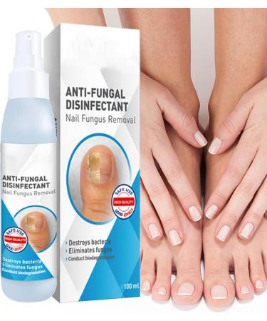 Natural Nail Strengthener Foot Nail Nourishing Spray 100ml Nonsticky Strengthening Spray for Damaged Cracked Brittle Nails for Daily Hand and Foot Care - Buy Online on GoSupps.com