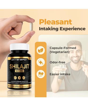 OxyEnergy Shilajit and Ashwagandha 60 Capsules - Buy Online on GoSupps.com