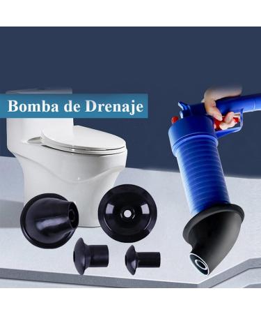 High Pressure Toilet Plunger Kit & Drain Cleaner Gun - Unclog Sinks & Toilets Effortlessly - Perfect for Home Use - Buy Online on GoSupps.com