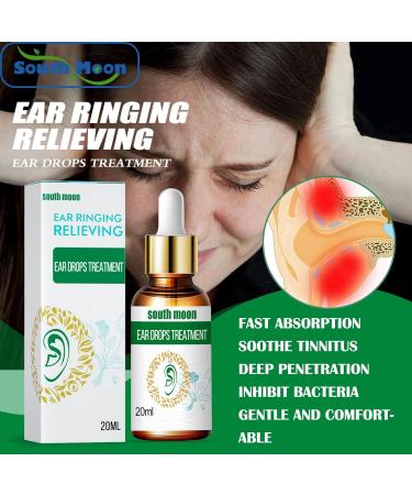 Ear Drops for Tinnitus Relief and Ear Ache Treatment - Natural Ear Oil for Clear Pain Relief and Healthier Ears - Buy Online on GoSupps.com