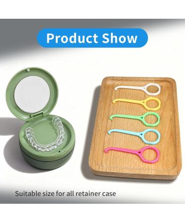 Kingbzis 25PCS Aligner Removal Tool - Removal Aligner Tooth Hook for Invisible Braces-5 Colors Invisalign Remover Tool for Invisalign Removable Retainers Braces Removal Kit - Buy Online on GoSupps.com