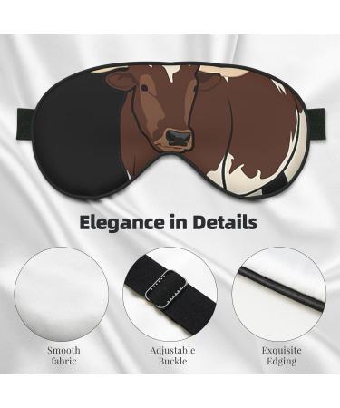 Animal Cow Soft Sleep Eye Mask Female Breathable Eye Patch Perfect for Travel and Relaxation - Buy Online on GoSupps.com