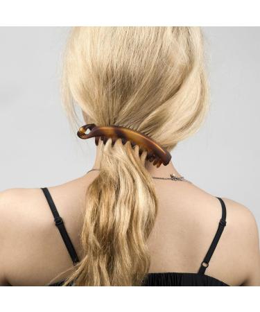 Set of 6 Large Banana Hair Clips - Strong Hold Non-Slip Grip for Women s Thick and Thin Hair - Buy Online on GoSupps.com