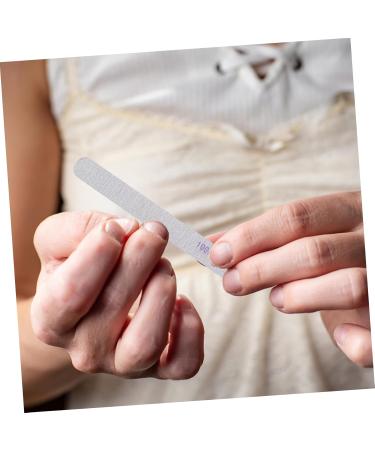 Beavorty 1 Box Nail Art Box Press on Fake Nails Clear False Nail Mini Nail kit Nail Tips Nail Kits Nail File Buffer Long Fake Nails Acrylic Nail Accessories Full Coverage Plastic 15x6cm - Buy Online on GoSupps.com