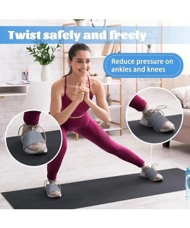 Dance Socks Shoe Covers for Smooth Floors - Black/Gray (Size 8) - Buy Online on GoSupps.com