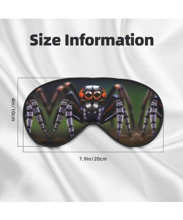 Buy Tropical Rainforest Spiders Eye Mask | Soft Adjustable Sleep Mask for Men & Women | International Shipping Available - Buy Online on GoSupps.com