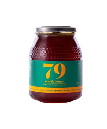 79 Setentaynueve - Miel de For t Naturelle Crue | Mielats d'Ch ne et de Ch ne Vert | Saveur de Malt avec une Note Sal e | Origine : Tiedra et Arribes del Duero (1000 g For t) For t 1 kg (Lot de 1)