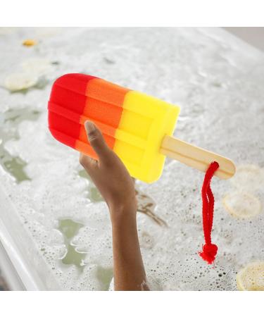 NOLITOY Ice Cream Shaped Exfoliating Bath Sponge | Premium Body Wash & Scrubber | Ideal Bathing Accessory for Men & Women - International Shipping Available - Buy Online on GoSupps.com