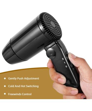 Wrvxzio 12V Car Styling Hair Dryer 2 Speed Car Hair Blow Dryer with Foldable Handle Compact Car Hair Dryer Available Hot and Cold Wind Car Styling Hair Blower for Self-Driving Travel Window Defroster black - Buy Online on GoSupps.com