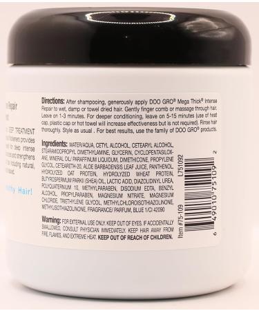 Doo Gro Mega Thick Intense Repair 16oz with Stimulating Growth Oil 4.5 fl.oz & Mega Thick Growth Oil 4.5 fl.oz - Buy Online on GoSupps.com