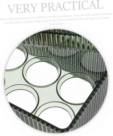 jojofuny Fridge Egg Organizer Box Egg Holder for Fridge Eggs Egg Carrier Egg Tray Fridge Egg Holder Dog Anti-collision re-usable Green 26.5X16X10CM - Buy Online on GoSupps.com
