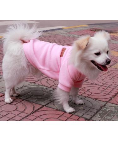 Buy Hualisiji Fleece Dog Sweater - Warm & Lightweight for Small Dogs | XL 2PCs Gray & Pink | Cozy Sweatshirt for Pets - Buy Online on GoSupps.com