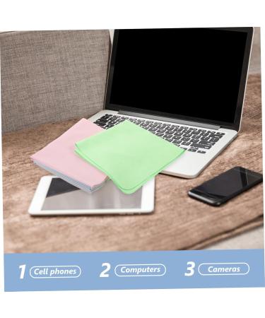 4pcs Lens & Screen Cleaning Wipes - Large Suede Cloths for Glass Mirrors & Colored Lenses - Best for Streak-Free Cleaning | International Shipping - Buy Online on GoSupps.com