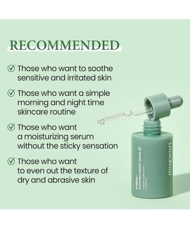  KUNDAL Mugwort Soothing Energy Serum with Panthenol and Niacinamide | 1.01fl oz (30ml) 1 Fl Oz (Pack of 1) - Buy Online on GoSupps.com