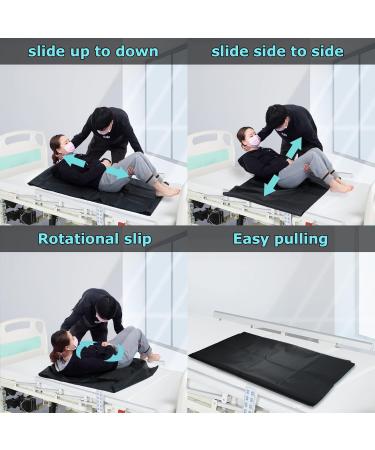 Lotchen Pipe Slide Tarpaulins for Patient Transfer | Sliding Tarpaulins for Seniors - 27.5 x 43.3 (70x110cm) Black - Buy Online on GoSupps.com