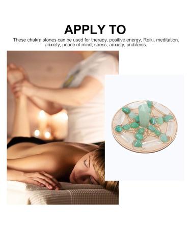 Yoga Healing Stones Set - Chakra Crystal Therapy Kit for Meditation & Energy Balancing | Semi-Precious Crystals for Holistic Healing - Buy Online on GoSupps.com