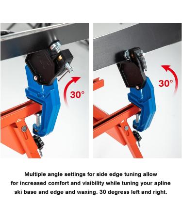 Withlent Ski Holder - Alpine Ski Vise Pro | Adjustable Height & Angles | Durable & Stable | Jaw Opening 105mm | Perfect for Ski Tuning - Buy Online on GoSupps.com