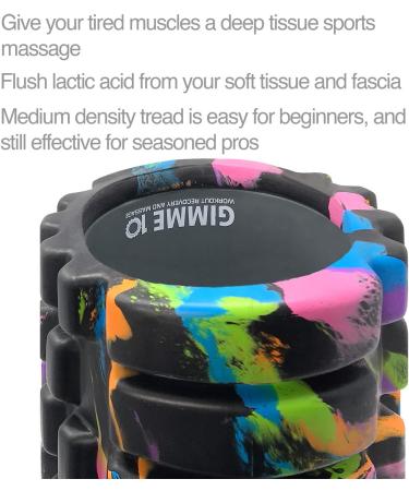 Gimme 10 Galaxy Foam Roller for Deep Tissue Massage and Trigger Point Release - Buy Online on GoSupps.com