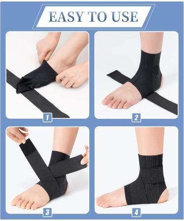 Adjustable Ankle Support for Men & Women - Compression Foot Stabilizer for Sprained Ankles - Ideal for Sports Running Volleyball & Soccer - XXXL Size - Buy Online on GoSupps.com