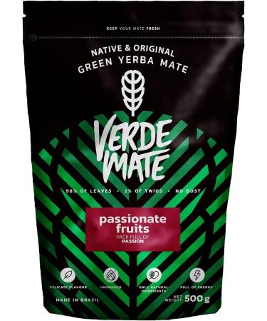 Venusti sp Z oo Fruity yerba mate set Yerba mate with fruits Verde Mate Green Mango & Maracuya Passion Fruit Mas IQ Brazilian yerba mate green Natural coffee Yerba mate tea 3x500g - Buy Online on GoSupps.com