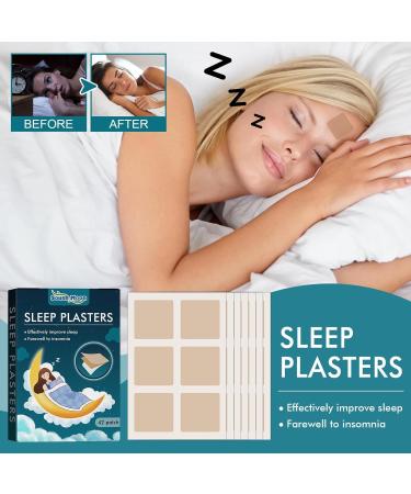 Sleeping Plasters for Adults - 42 Strong Insomnia Relief Plasters | Sleep Aid Gifts (84 PCs) for Men & Women - Buy Online on GoSupps.com