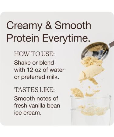 Get Golden Organic Classic Vanilla Protein Powder | 21g of Plant Based Protein Powder | Low Carb Gluten Free Dairy Free No Added Sugar Non-GMO | For Shakes & Smoothies (20 Servings 1.4lb Bag) - Buy Online on GoSupps.com