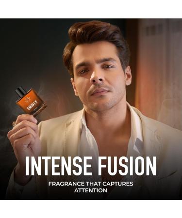 OG BEAUTY LUXURY Smokey Eau De Parfum Perfume for Men with Aged Whisky & Sandalwood | Premium Long-Lasting Smoky & Woody Fragrance 50ml - Buy Online on GoSupps.com