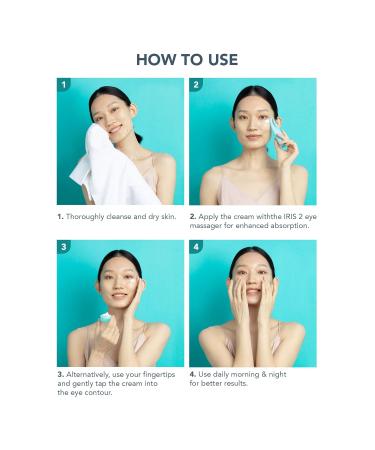 Buy FOREO IRIS Eye Cream - Brightening Dark Circles & Puffiness - Vegan Travel Size 0.5 oz - All Skin Types - Buy Online on GoSupps.com