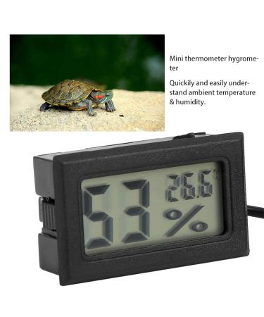 Hygrometer Humidity Meter - Easy to Use Indoor Probe Device (Black) | International Shipping Available - Buy Online on GoSupps.com